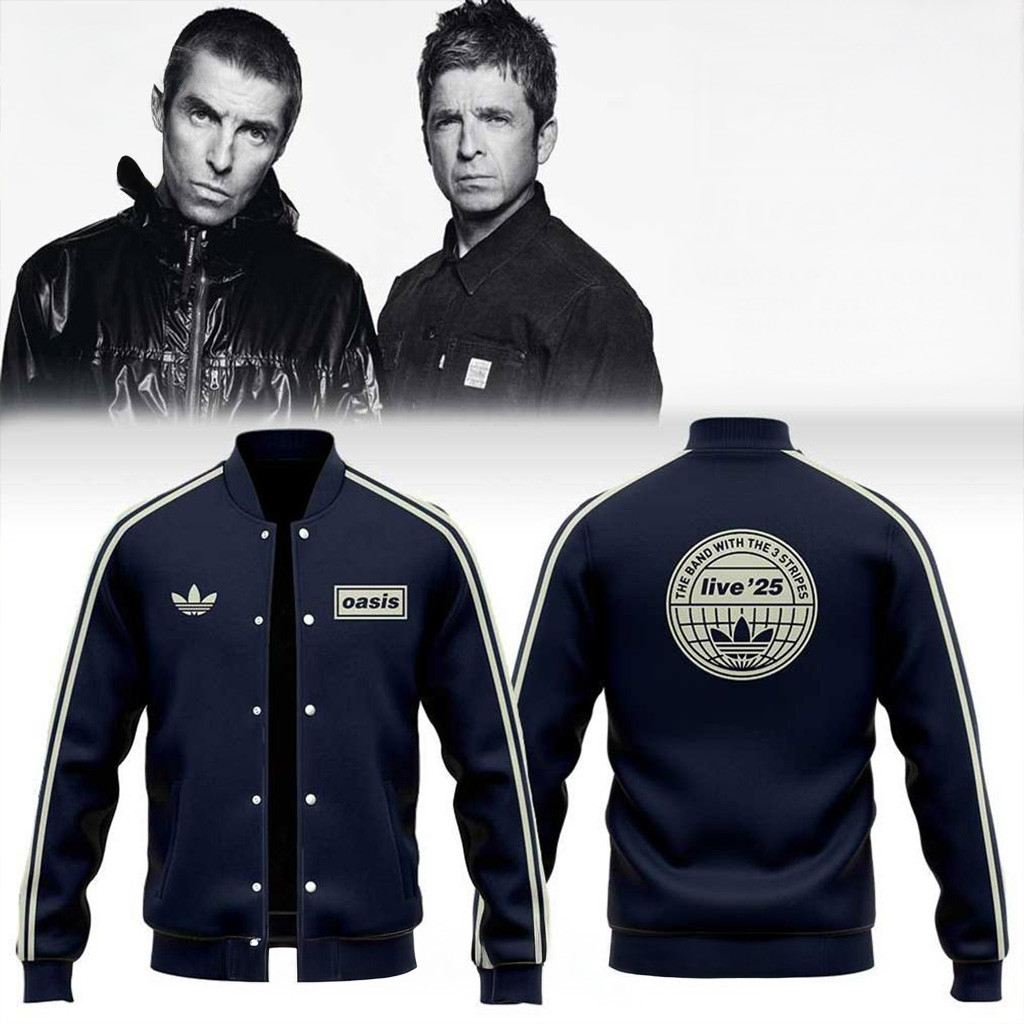Oasis Live 25 Tour Firebird Baseball Jacket Oasis Merch Christmas Presents For Boyfriend-1