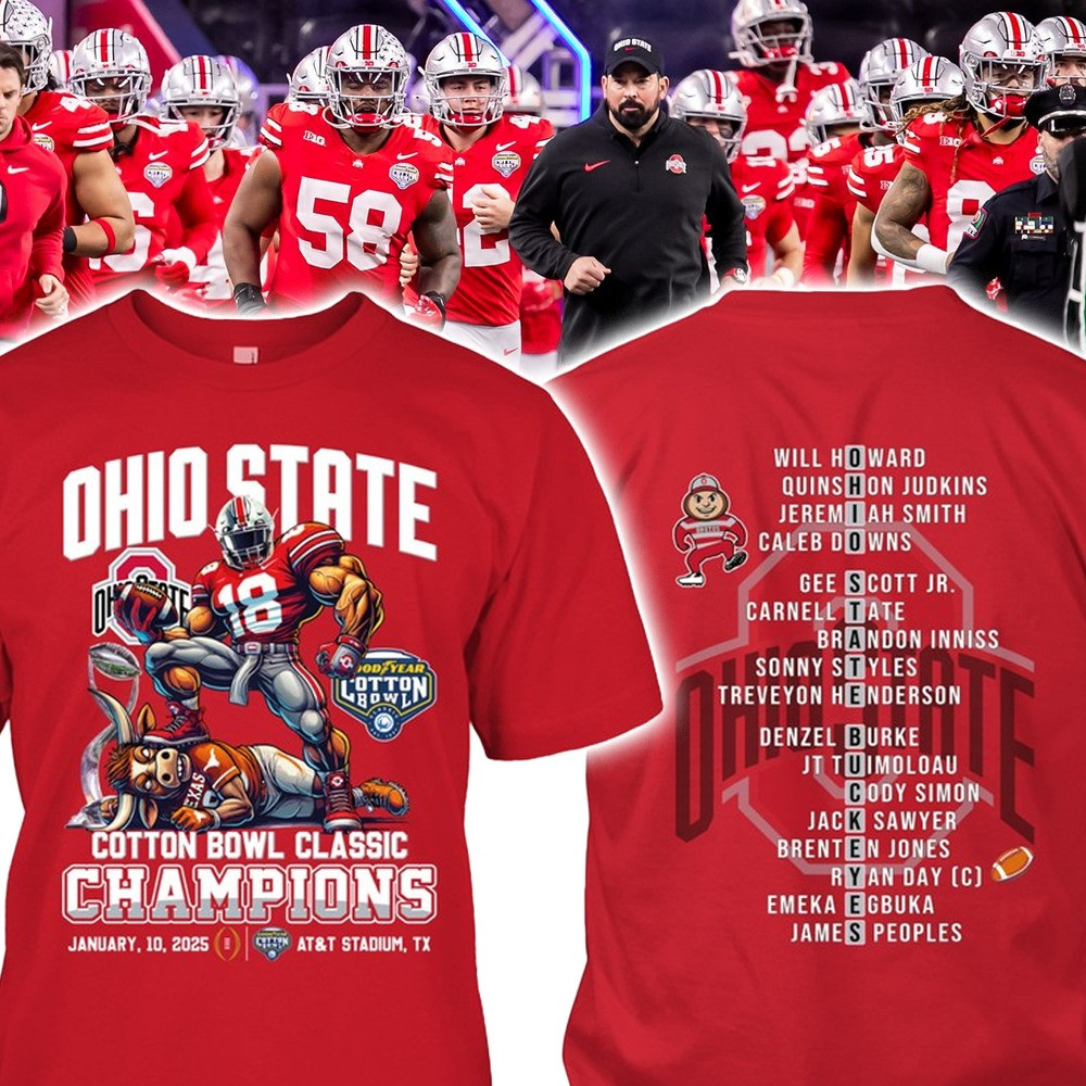 Ohio State Buckeyes Championship Shirt Ohio State National Champions T-Shirt Merch Gifts-1