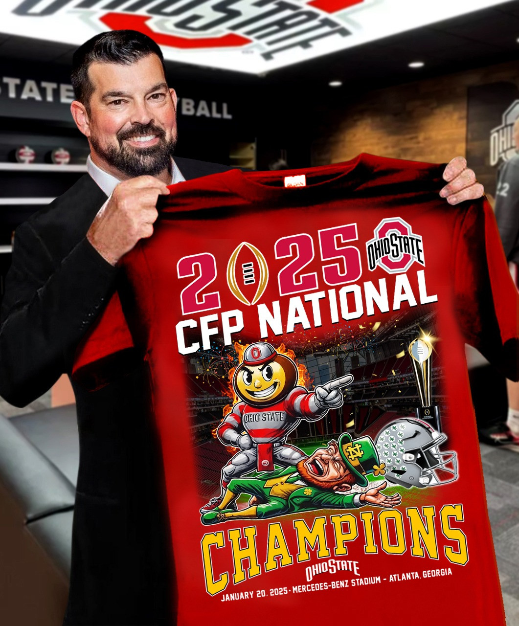 Ohio State National Champions Shirt 2025 CFP OSU National Championship Merch-1