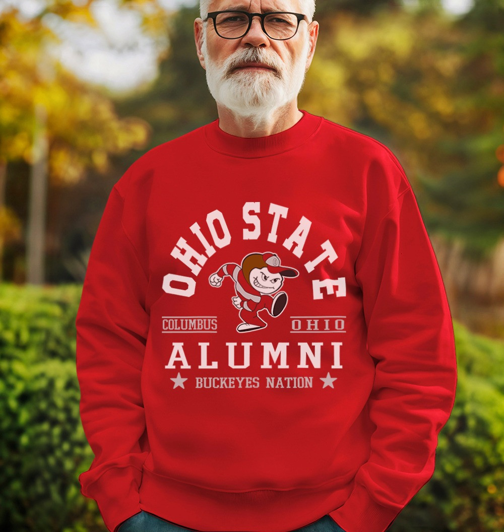 Ohio State University Alumni Buckeyes Nation Sweatshirt Merchandise Clothing Gifts-1