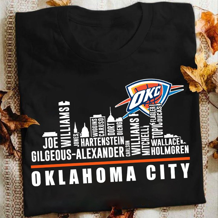Oklahoma City T-Shirt Oklahoma City Thunder Basketball Fan Merch Gifts For Him Her-1