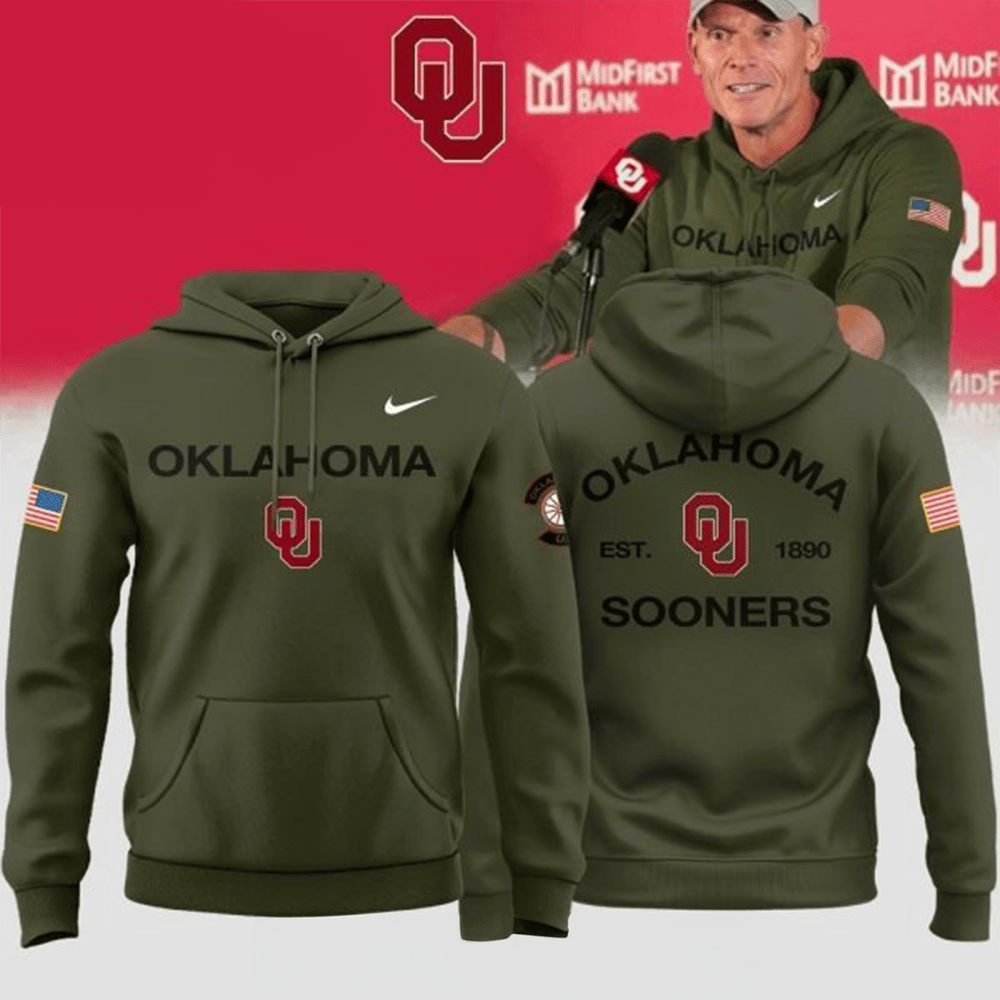 Oklahoma Sooners EST 1890 Hoodie Oklahoma Sooners Merch Football Christmas Presents-1