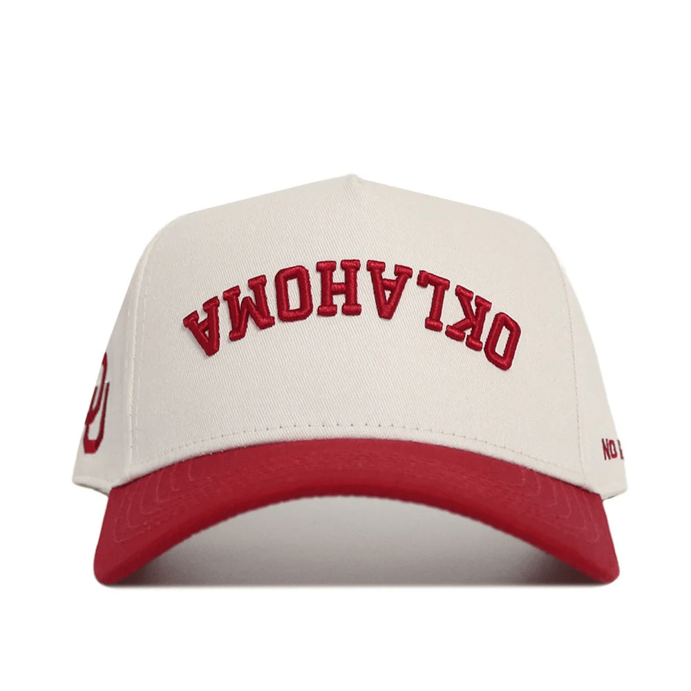 Oklahoma Upside Down Hat Trend Oklahoma Reversed Hat Oklahoma Merch Bonus Dad Gifts-1