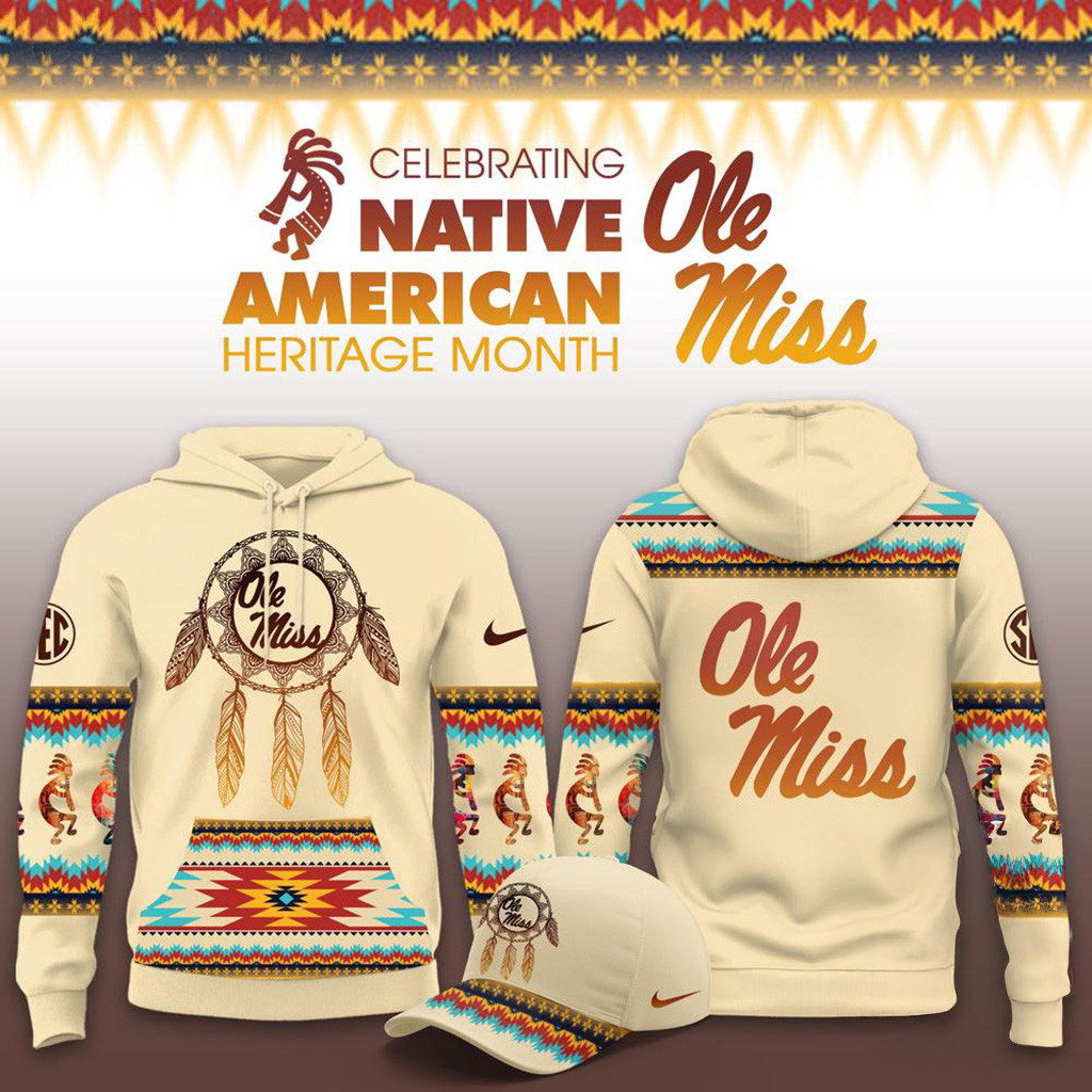 Ole Miss Rebels 2025 NCAA Native American Heritage Hoodie Rebels Merch Christmas Present For Son-1