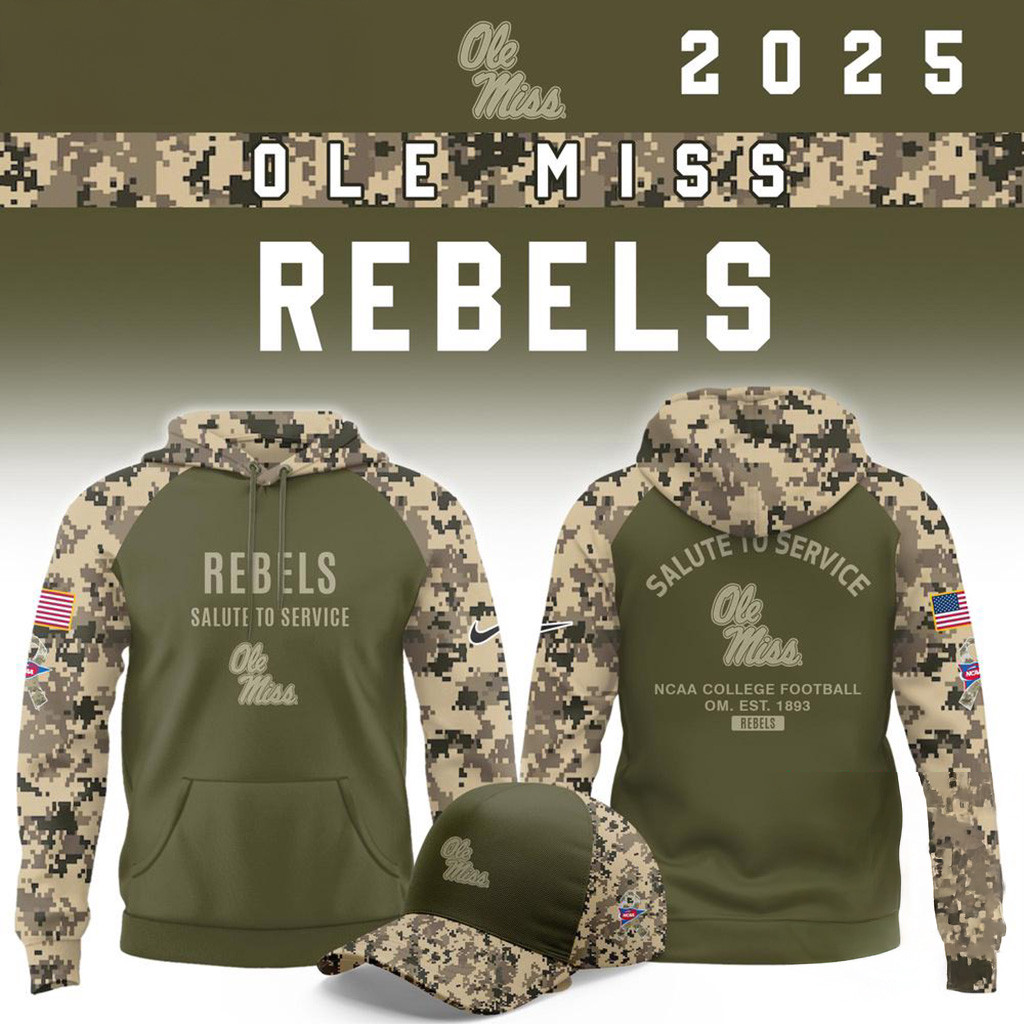 Ole Miss Rebels 2025 NCAA Salute To Service Camo Hoodie Rebels Merch Football Fan Gift Ideas-1 Ole Miss Rebels 2025 NCAA Salute To Service Camo Hoodie Rebels Merch Football Fan Gift Ideas-1