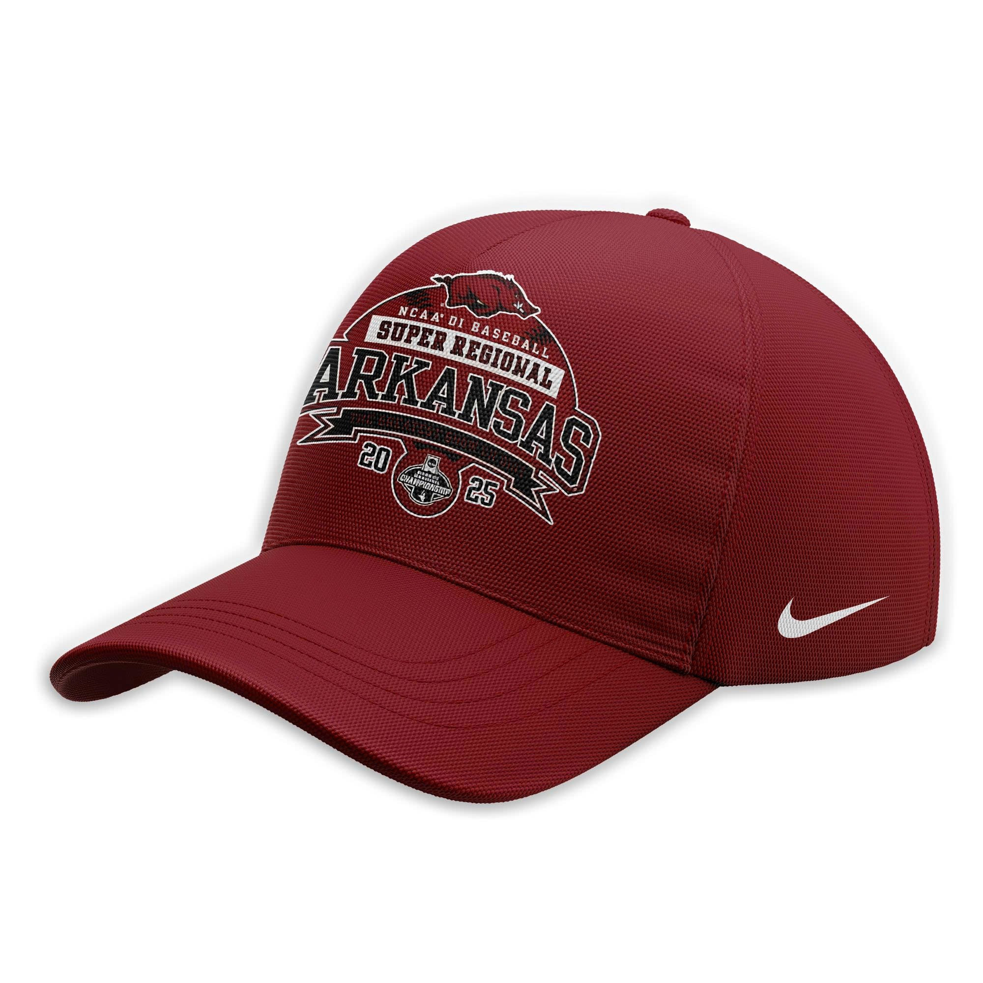 Omahogs 2025 Merch Arkansas Razorback Hat Super Regional Champions Baseball Fan Gear-1