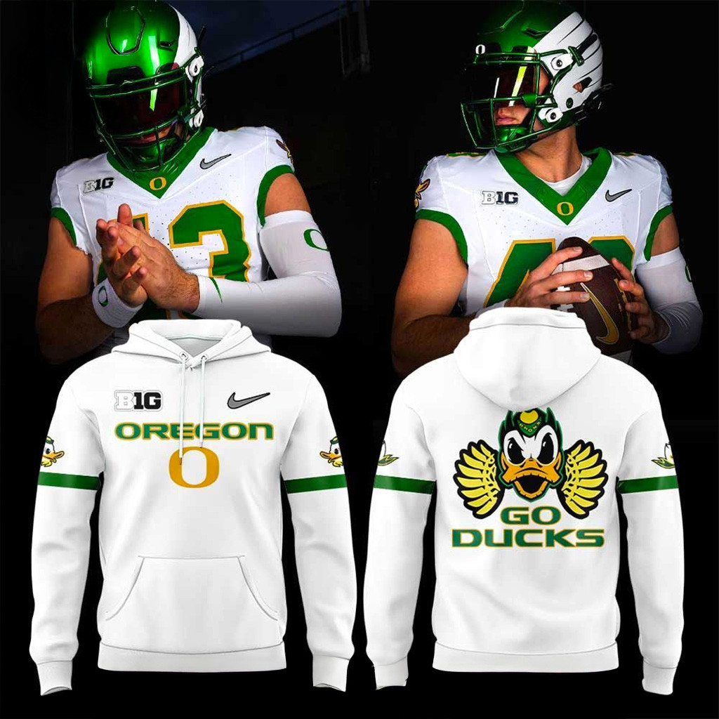 Oregon Ducks x Game 9 Uniform 2025 Hoodie Ducks Merch Christmas Gifts For Brother-1