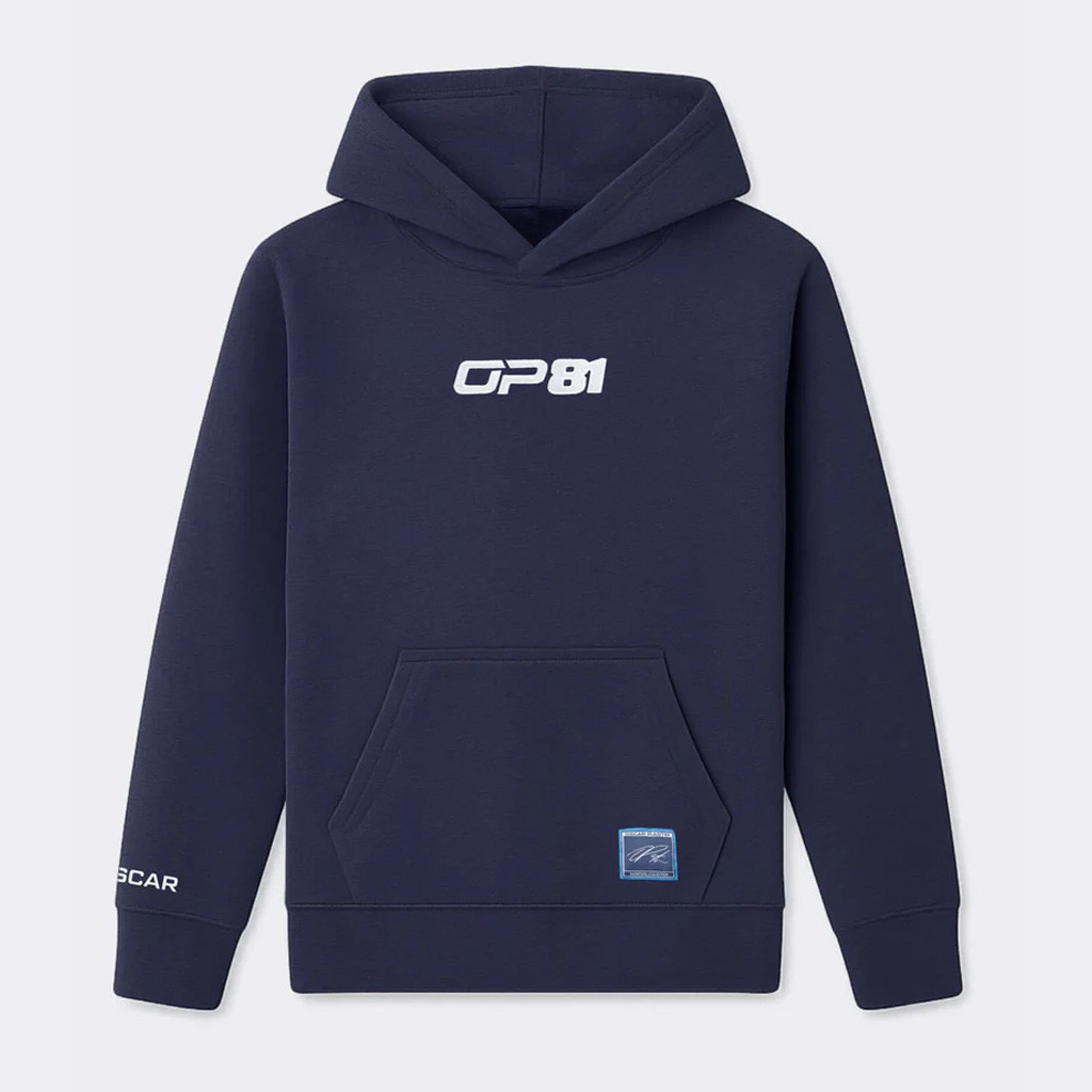 Oscar Piastri Merch Navy Signature Hoodie Christmas Gifts For Racing Fans-1
