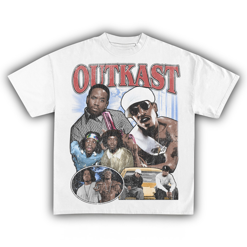 OutKast Vintage T-Shirt Fan Merch Christmas Gifts For Hip Hop Duo Fans-1