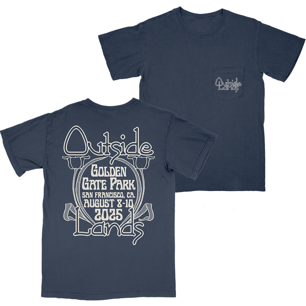 Outside Lands Merch 2025 T-Shirt Golden Gate Park San Francisco CA Apparel-1