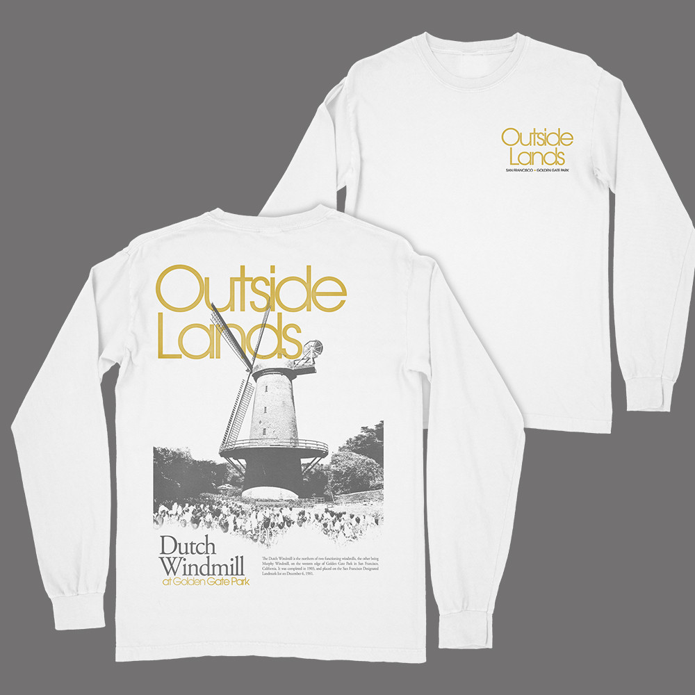 Outside Lands Merch 2025 Windmill Long Sleeve Shirt White Clothing For Men Women-1