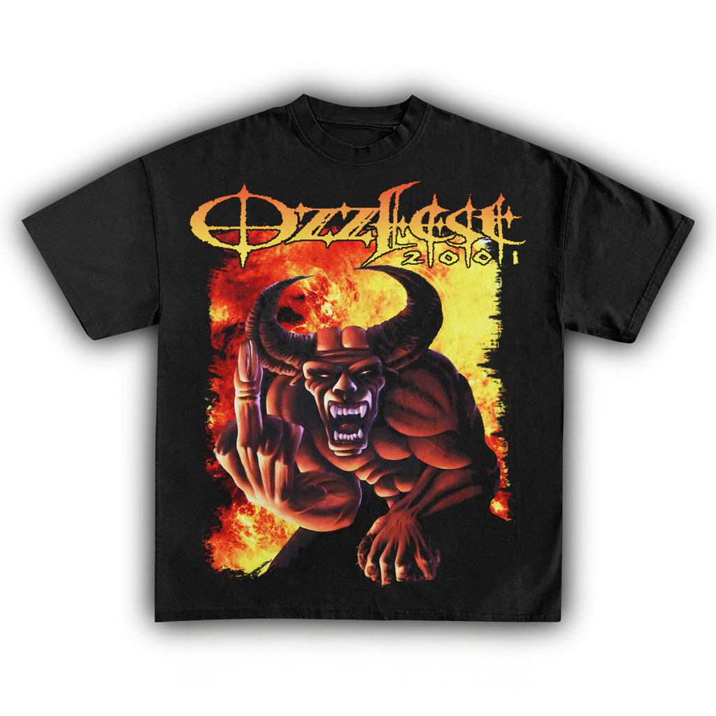 Ozzfest 2001 Vintage Black T-Shirt Ozzfest Merch Gift Ideas For Men-1