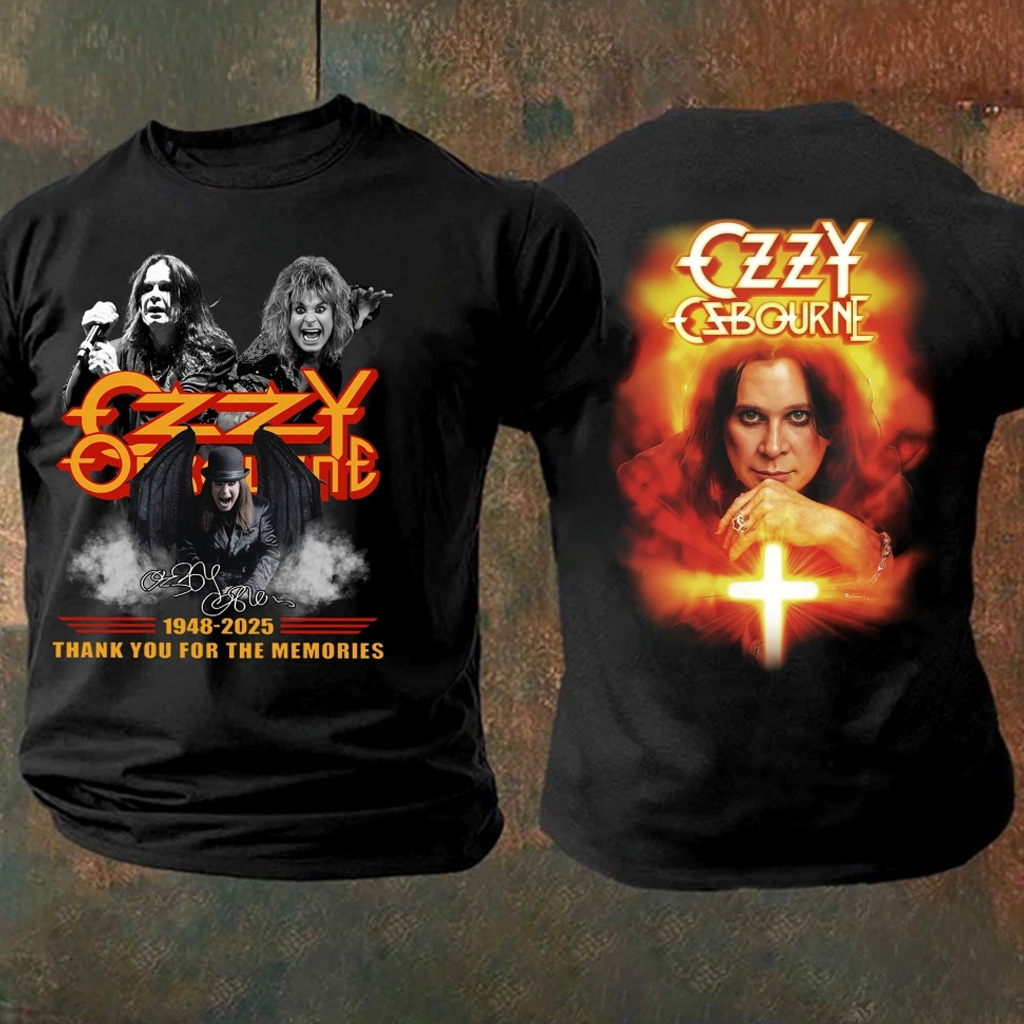 Ozzy Osbourne Thanks You For The Memories 1948 2025 T-Shirt RIP Ozzy Osbourne Merch-1