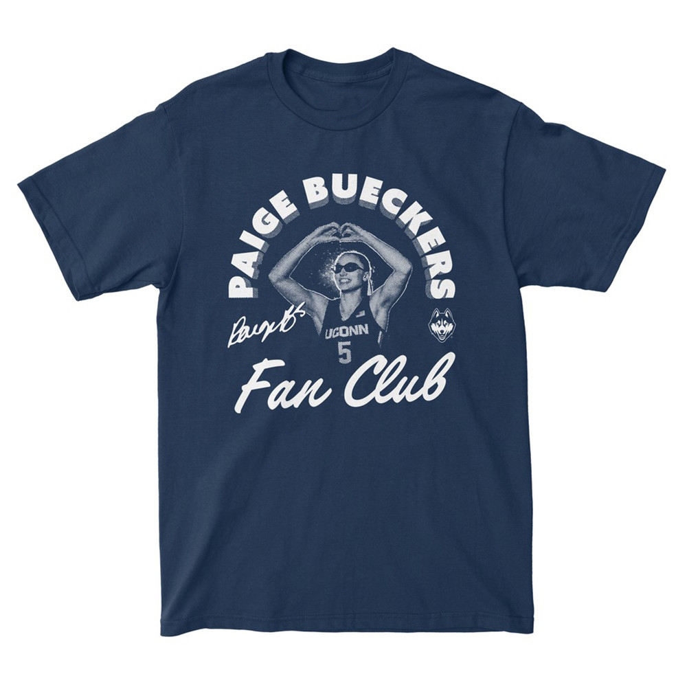 Paige Bueckers Merch Shirt Uconn Huskies Paige Bueckers Fan Club Tee Shirts Clothing-1