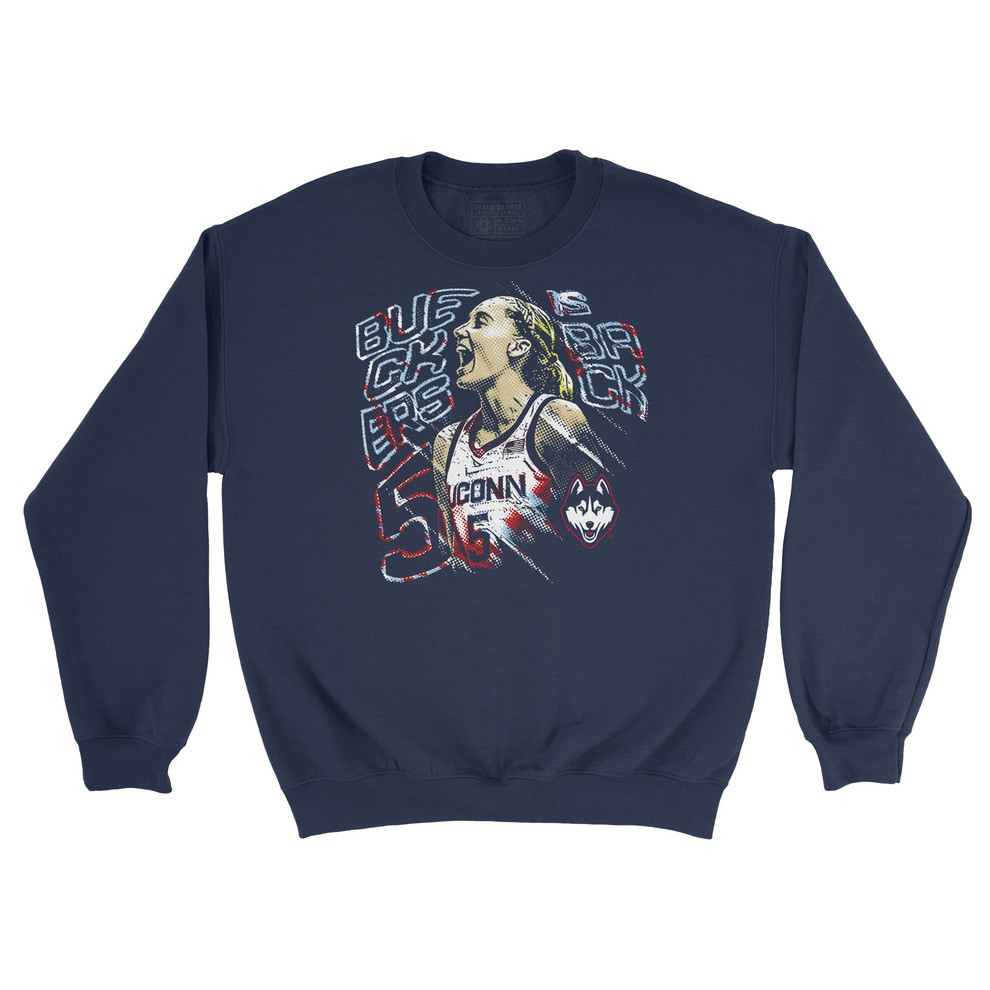 Paige Bueckers Merch Sweatshirt Uconn Huskies - Bueckers Is Back Gifts For Basketball Fans-1