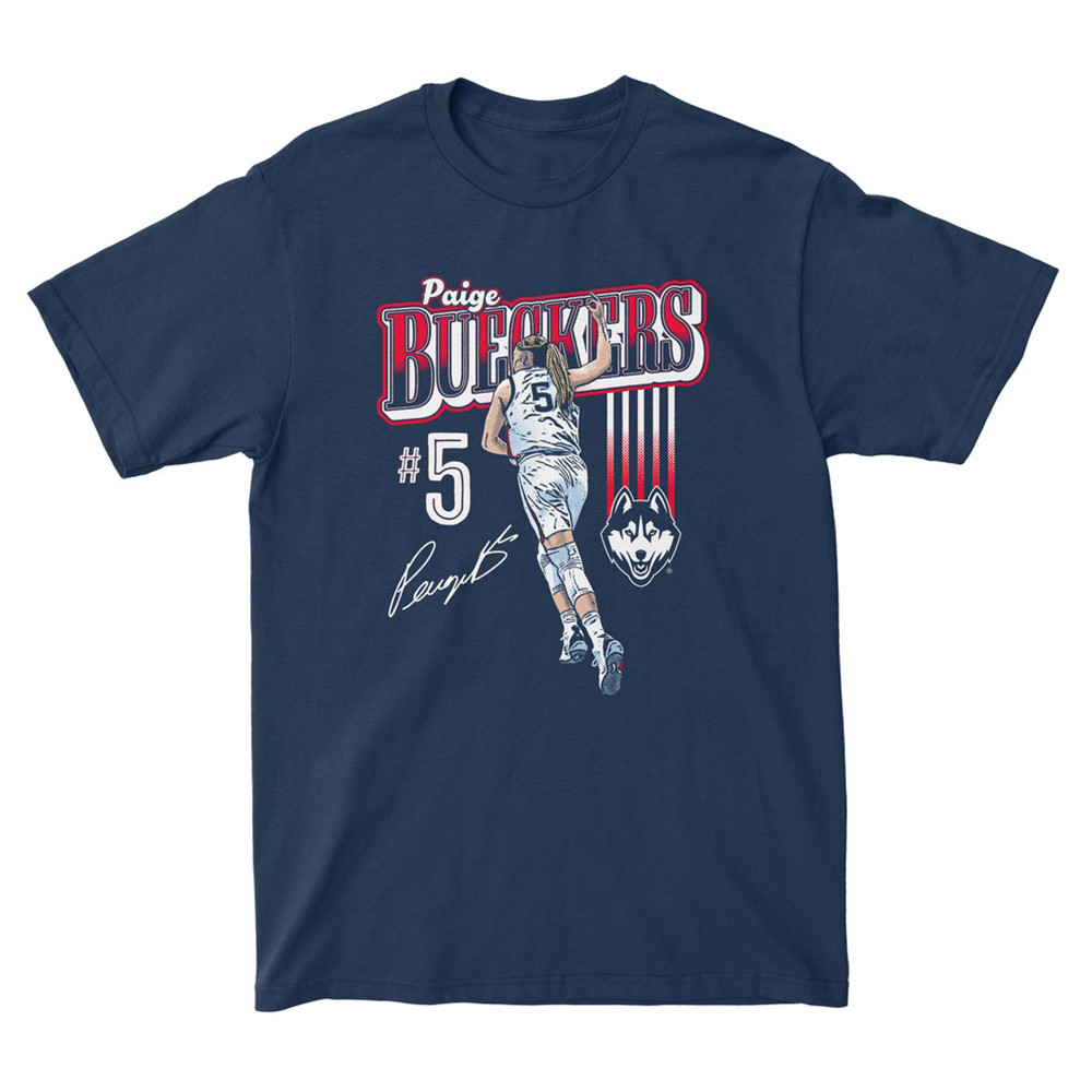 Paige Bueckers Merch T-Shirt Uconn Huskies Paige Bueckers Apparel Gifts For Basketball Fans-1