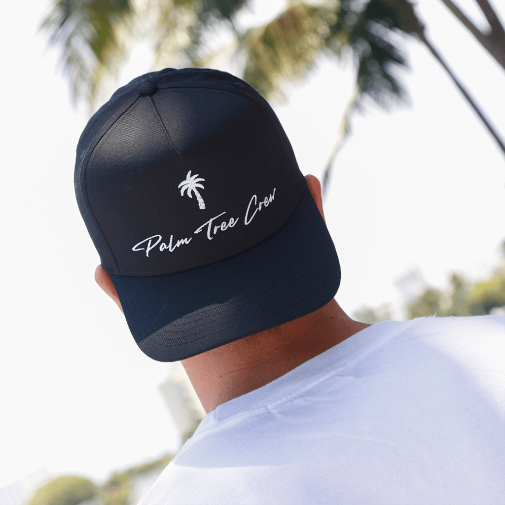 Palm Tree Crew Hat Summer Gift for Boyfriend Trendy Vacation Trucker Cap Gifts For Best Friend-1