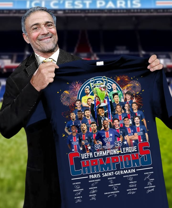 Paris Saint-Germain 2024-2025 UEFA Champions League Shirt PSG Merchandise Gifts For Him-1