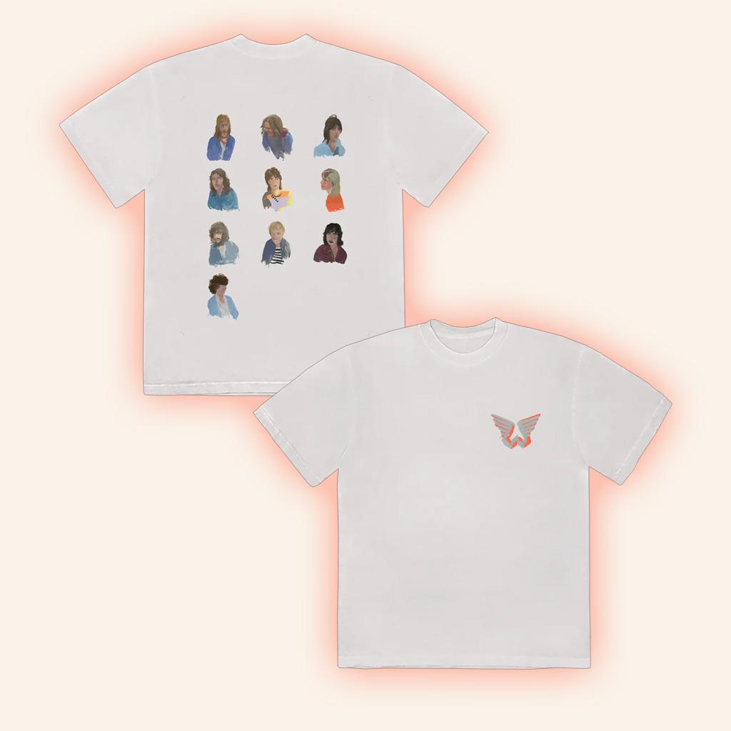 Paul McCartney Merch Wings Watercolor Shirt Presents For Music Lovers-1