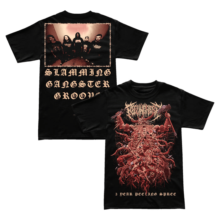 Peeling Flesh Merch 3 Year Peeling Spree T-Shirt Peeling Flesh Band Merch Cool Fan Gifts-1