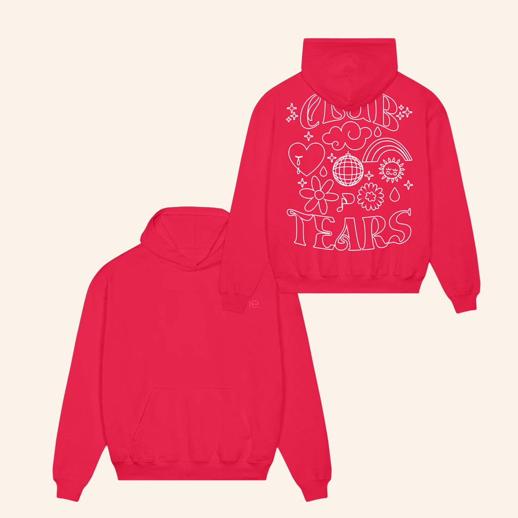 Perrie Merch Tears Club Tears Hoodie Gifts For Music Fans-1