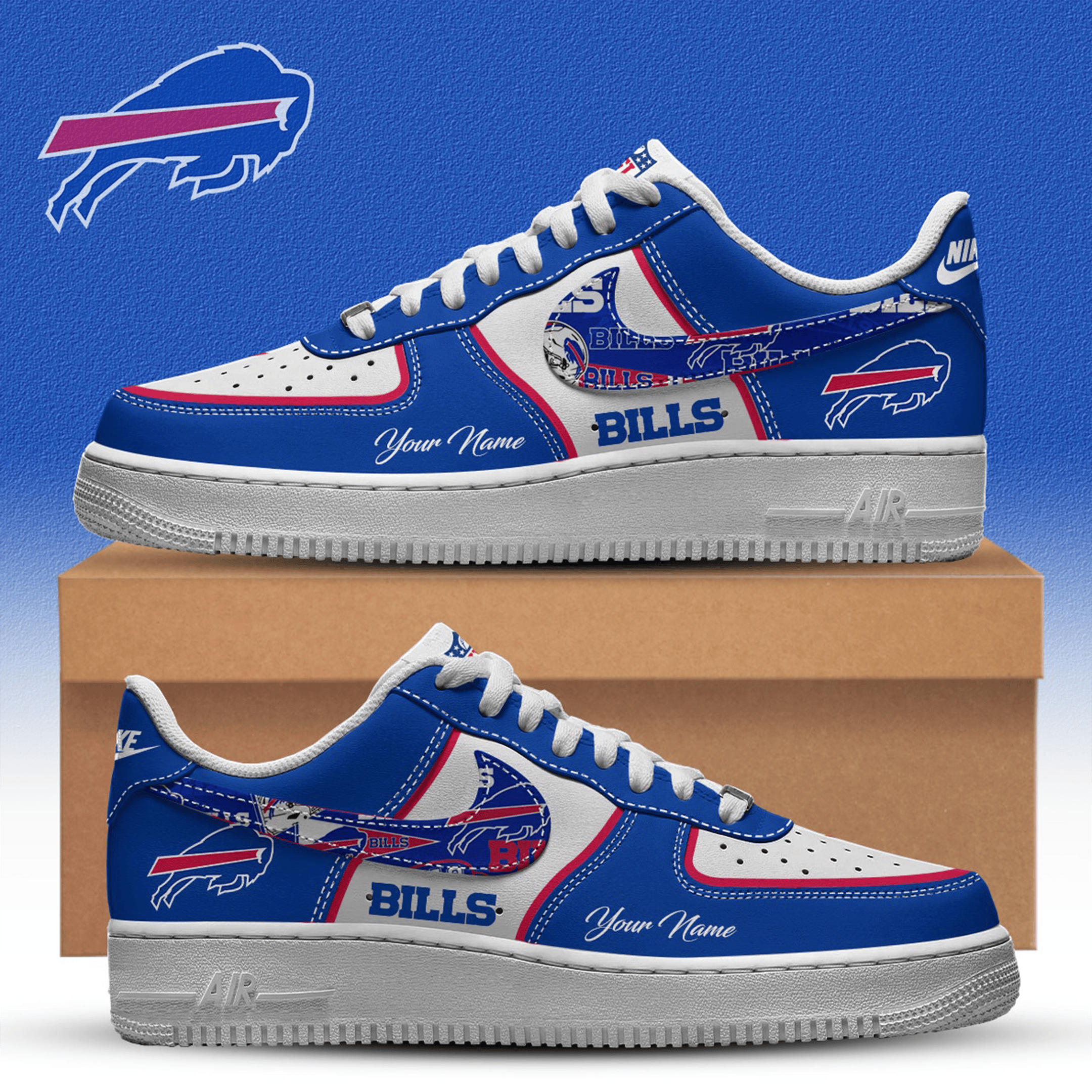 Personalized Buffalo Bills Shoes Game Day Outfits Football Merch Unique Buffalo Bills Gifts-1 Personalized Buffalo Bills Shoes Game Day Outfits Football Merch Unique Buffalo Bills Gifts-1