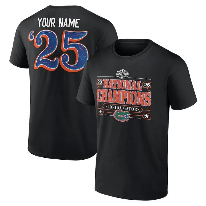 Personalized Florida Gators National Champions 2025 T-Shirt Final Four Merch Gifts For Fans-1 Personalized Florida Gators National Champions 2025 T-Shirt Final Four Merch Gifts For Fans-1