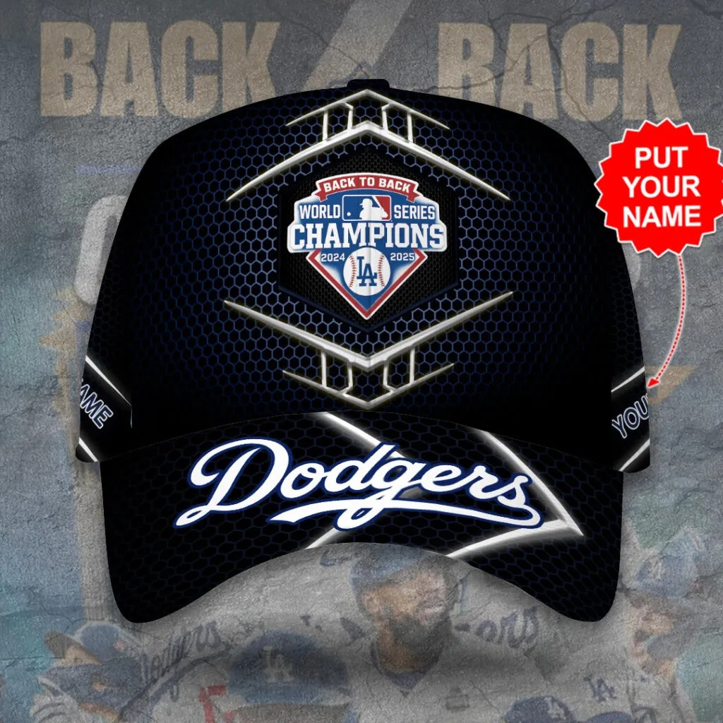Personalized LA Dodgers World Series 2025 Hat Back To Back Champions Hat Baseball Gift Ideas-1 Personalized LA Dodgers World Series 2025 Hat Back To Back Champions Hat Baseball Gift Ideas-1