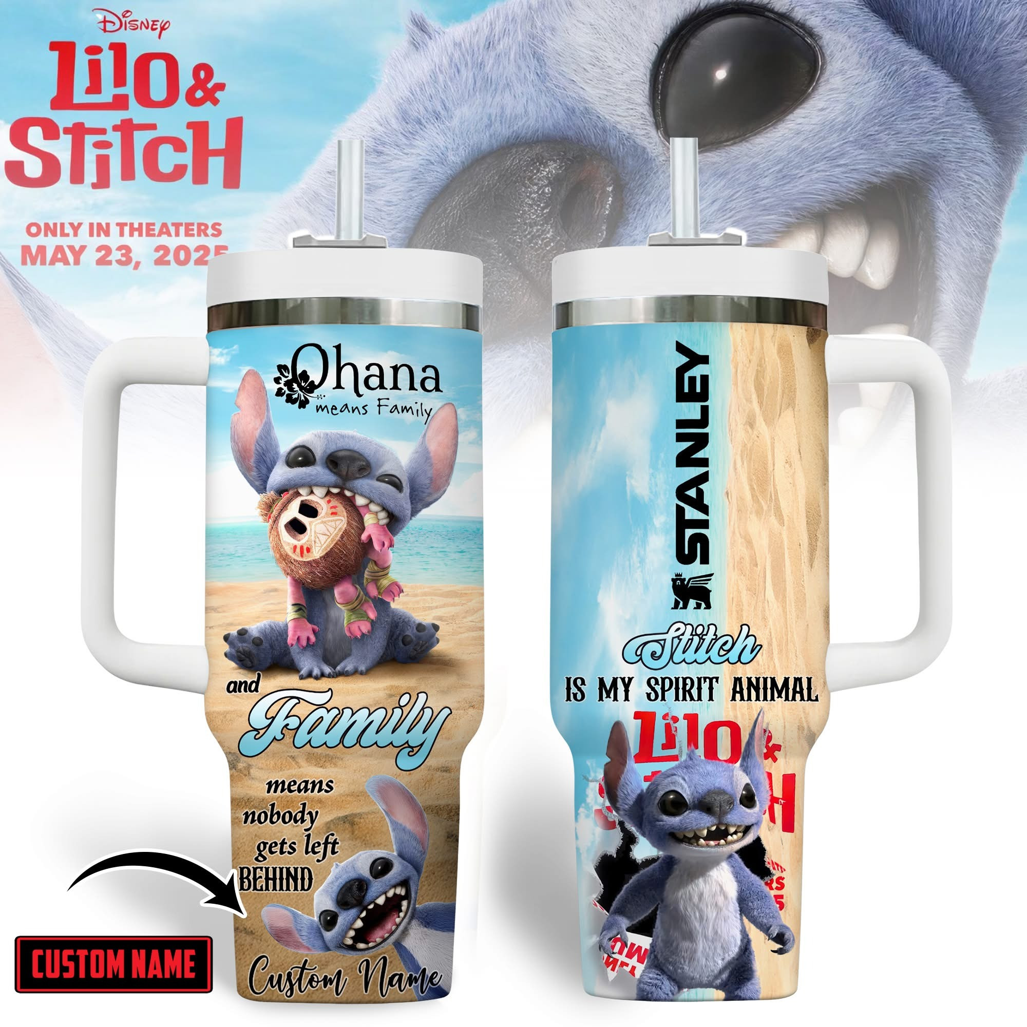 Personalized Lilo And Stitch Ohana Means Family Tumbler Merch Stitch Gifts For Adults-1