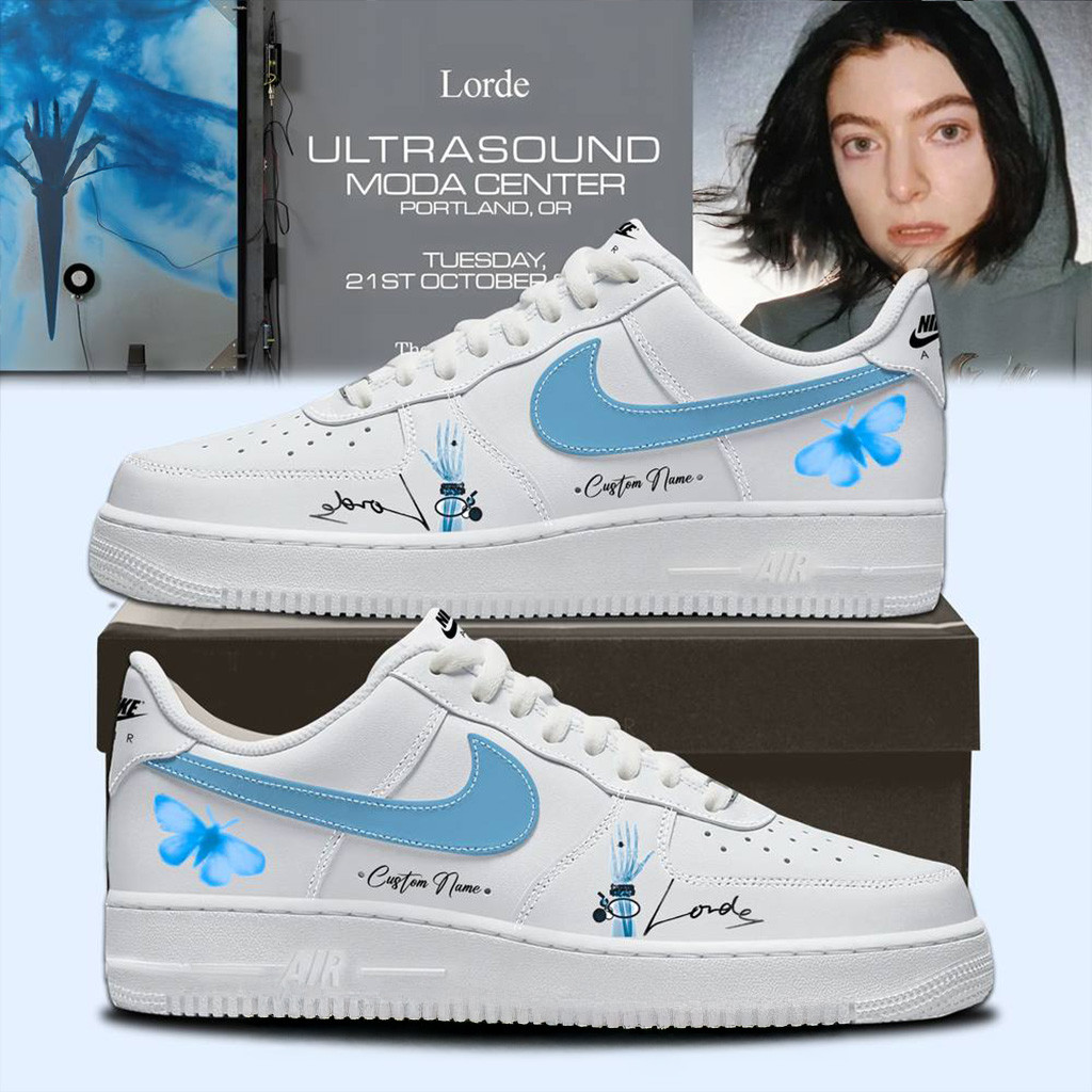 Personalized Lorde Ultrasound World Tour Air Force 1 Sneaker Fan Merch Xmas Gifts For Sister-1