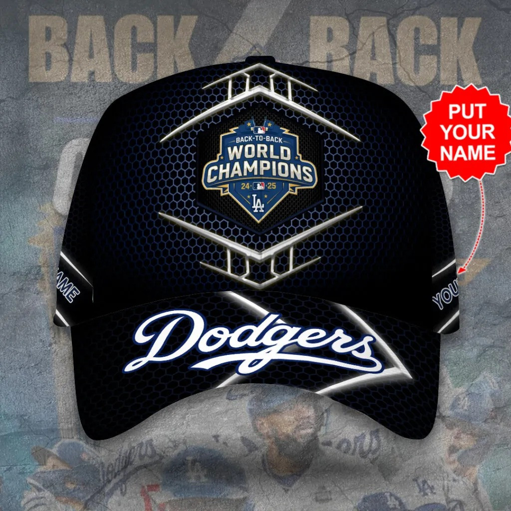 Personalized Los Angeles Dodgers World Series 2025 Hat Back To Back Champion Cap Fan Gifts-1 Personalized Los Angeles Dodgers World Series 2025 Hat Back To Back Champion Cap Fan Gifts-1