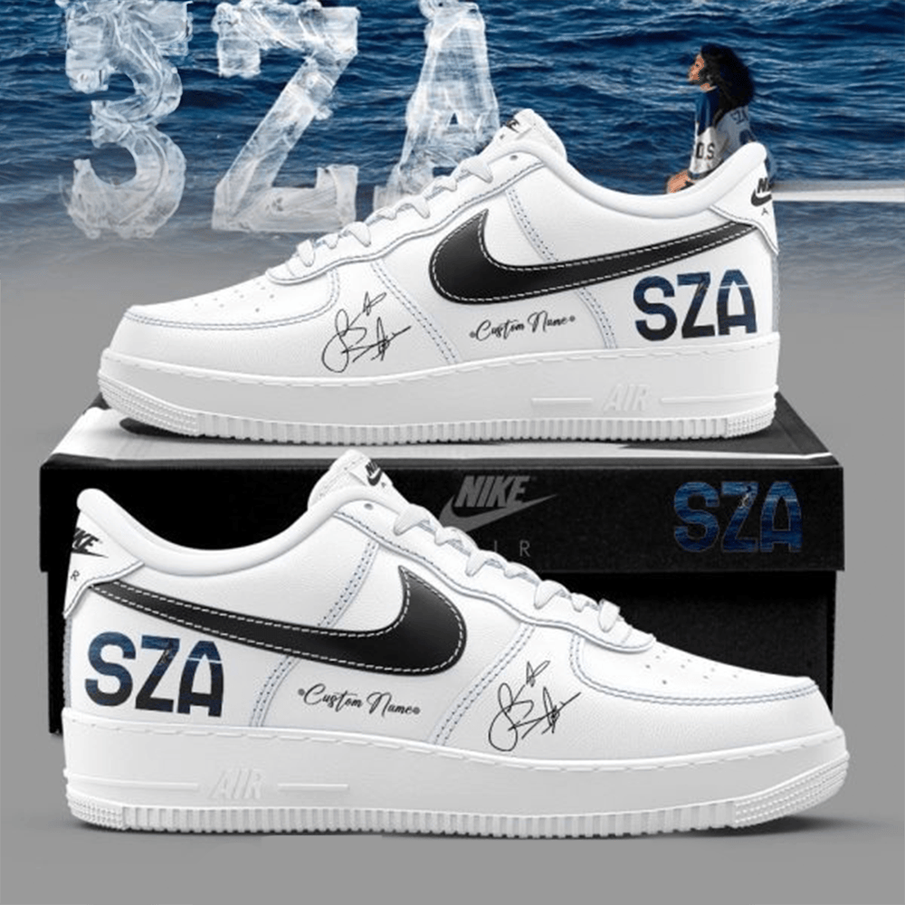 Personalized SZA SOS Deluxe LANA Air Force Shoes SZA Merch Sports Day Outfits Gifts For Her-1 Personalized SZA SOS Deluxe LANA Air Force Shoes SZA Merch Sports Day Outfits Gifts For Her-1