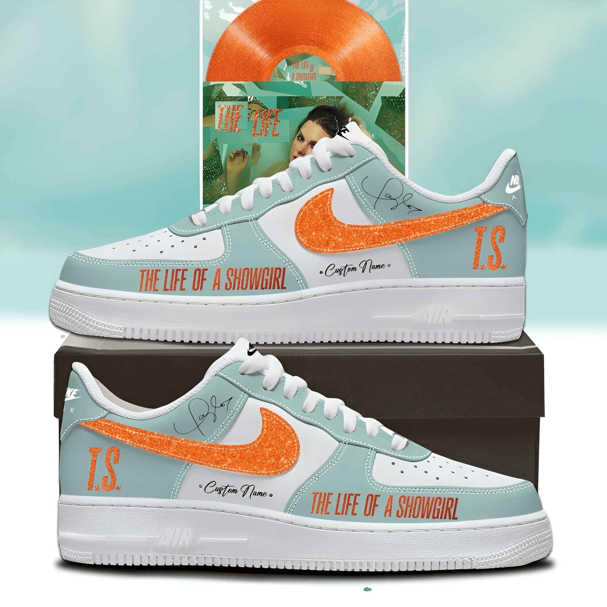 Personalized Taylor Swift Shoes The Life Of A Showgirl Shoes TS12 Merch Taylor Swift Gifts-1