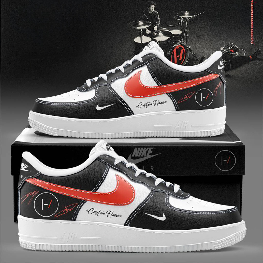 Personalized Twenty One Pilots The Clancy Tour Breach Special Air Force 1 Sneaker Pilots Merch-1