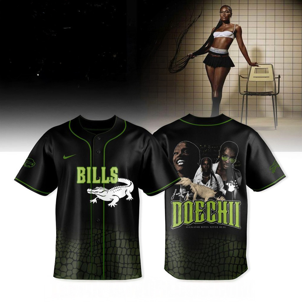 Philadelphia Eagles Doechii X Live From The Swamp Tour 2025 Baseball Jersey Fan Merch-1