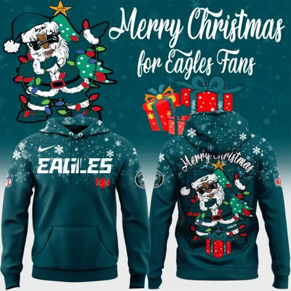Philadelphia Eagles Merry Christmas Hoodie Winter Apparel Xmas Eagles Fan Gift Ideas-1 Philadelphia Eagles Merry Christmas Hoodie Winter Apparel Xmas Eagles Fan Gift Ideas-1