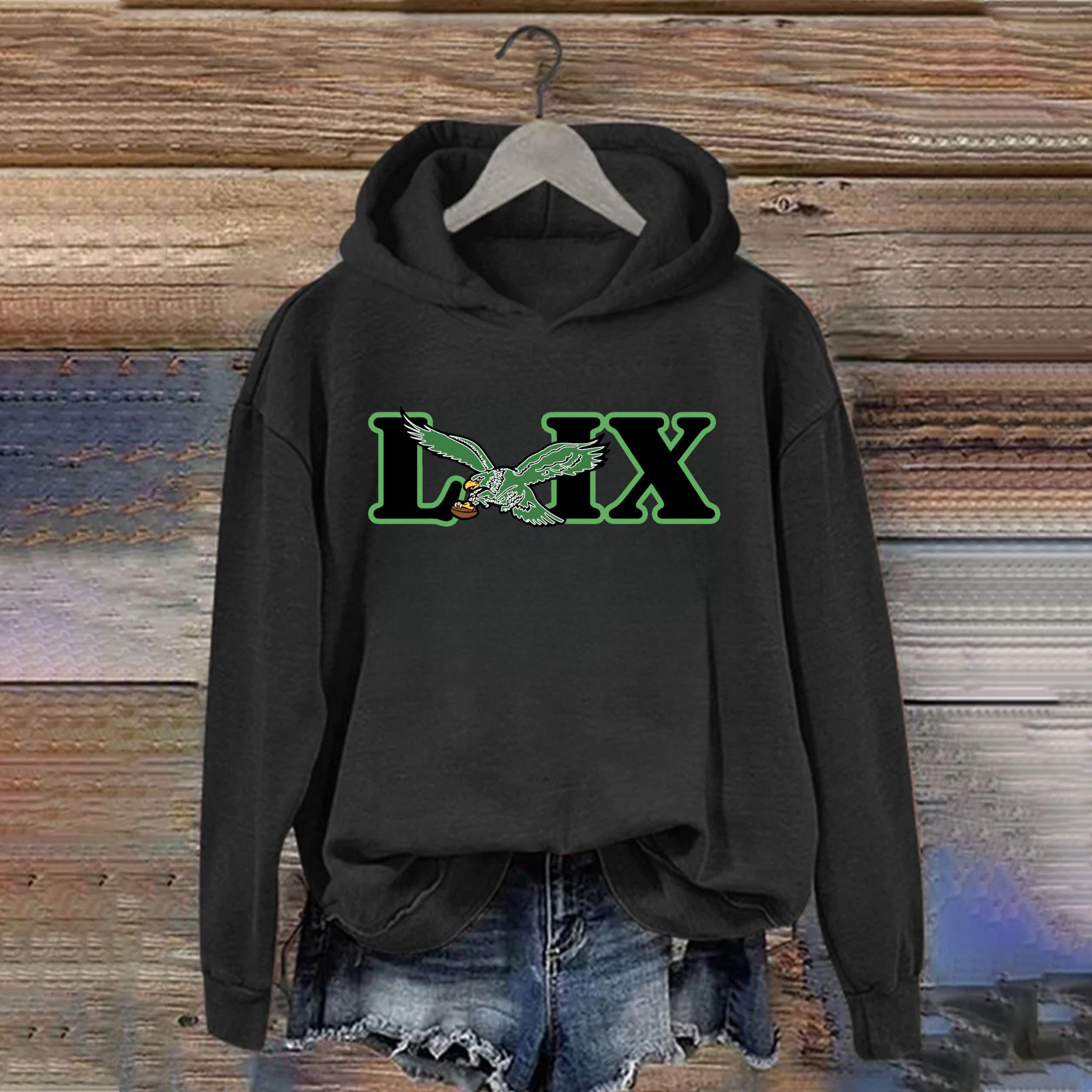 Philadelphia Eagles Super Bowl LIX Hoodie Go Birds Football Philly Eagles Merch For Fans-1