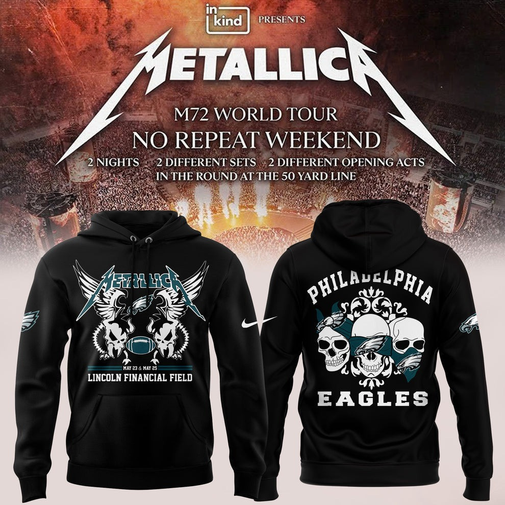 Philadelphia Eagles X Metallica M72 World Tour 2025 Hoodie Merch Lincoln financial Field-1 Philadelphia Eagles X Metallica M72 World Tour 2025 Hoodie Merch Lincoln financial Field-1