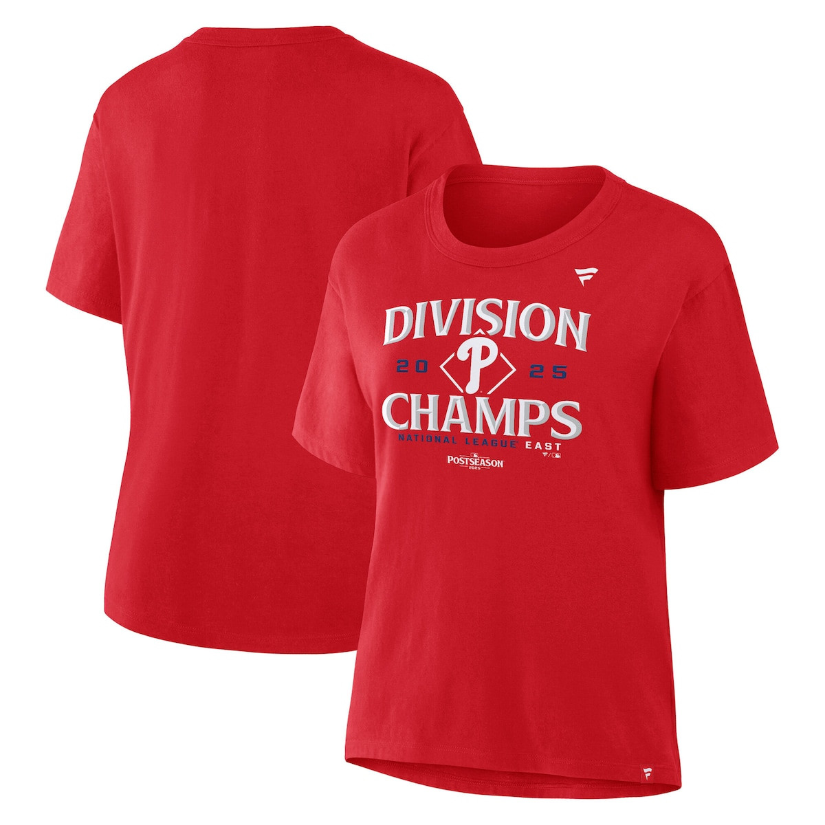 Philadelphia Phillies 2025 NL East Division Champions Locker Room Shirt MLB Merch Her Gifts-1