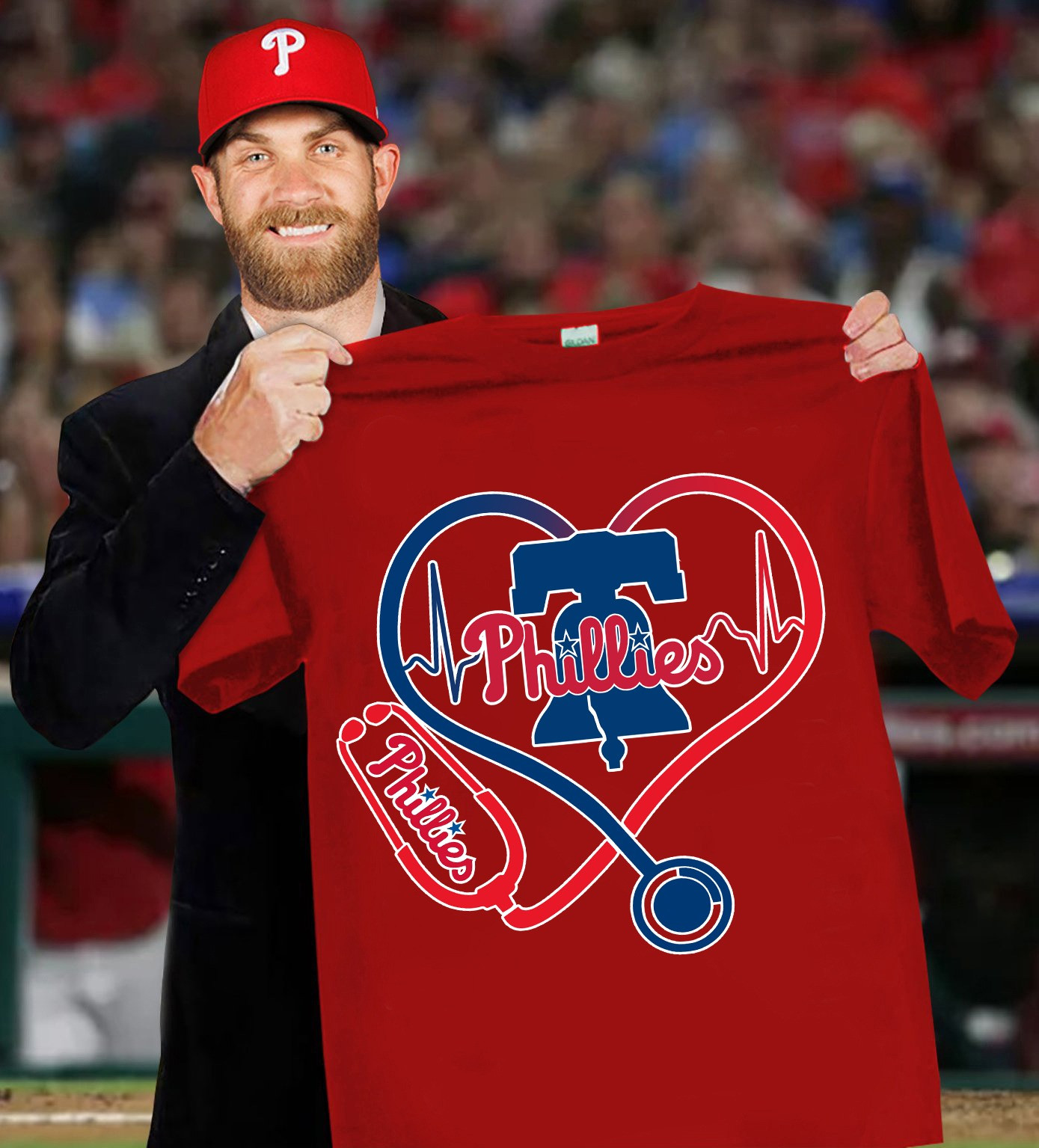 Philadelphia Phillies Nurses Day T-Shirt Honor Nurses Baseball Phillies Gifts For Fans-1 Philadelphia Phillies Nurses Day T-Shirt Honor Nurses Baseball Phillies Gifts For Fans-1