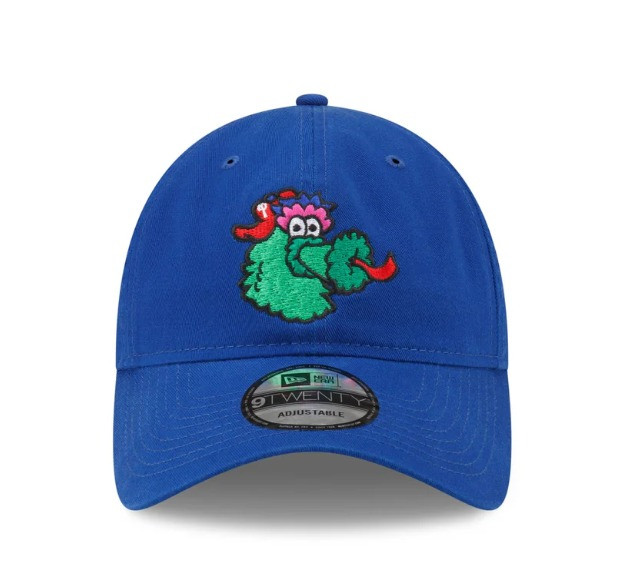 Philadelphia Phillies Phanatic Hat New Era 9Twenty Royal Phillie Phanatic Hat Ball Cap-1