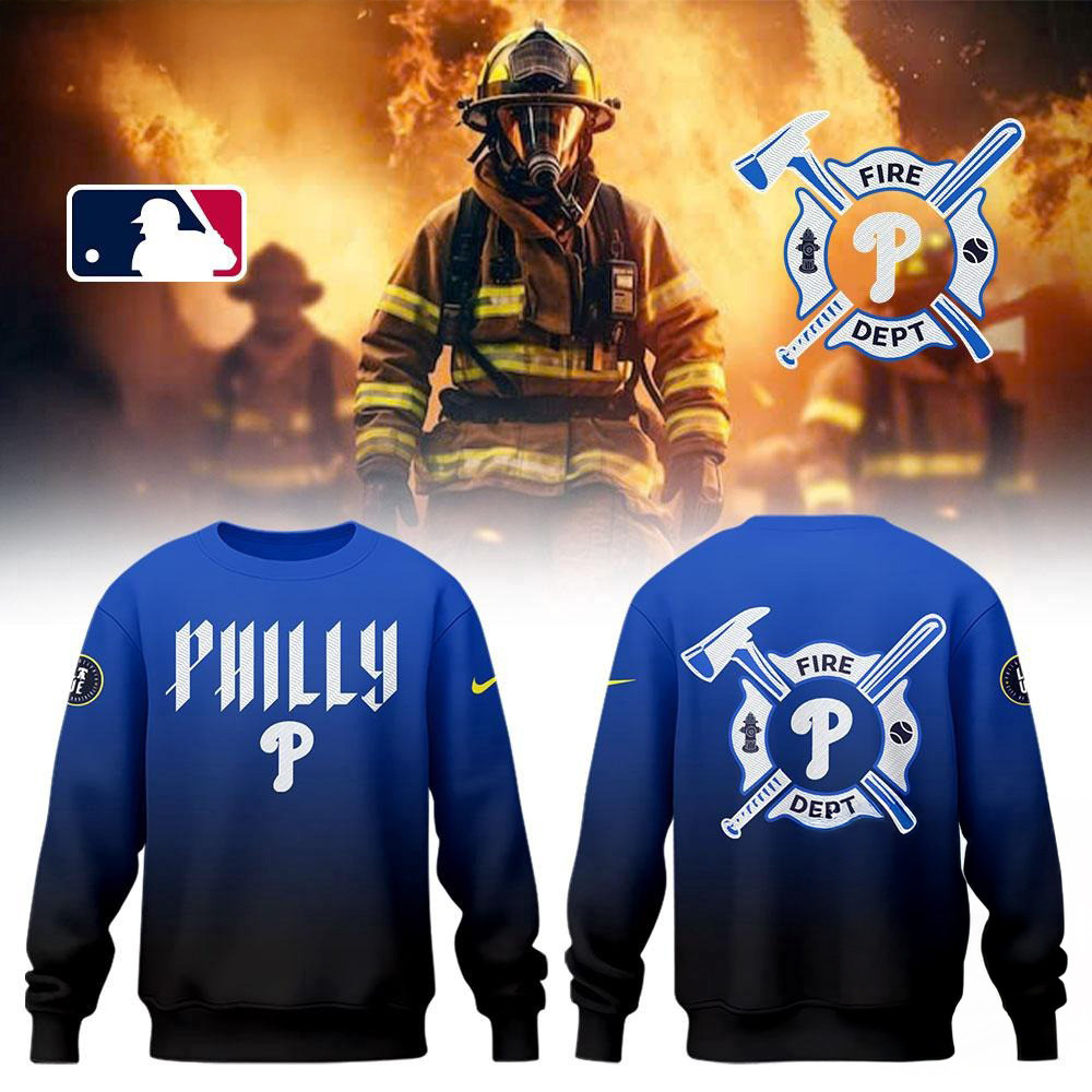 Philadelphia Phillies x Firefighter Appreciation Night 2025 Sweatshirt Basketball Lovers Gifts-1