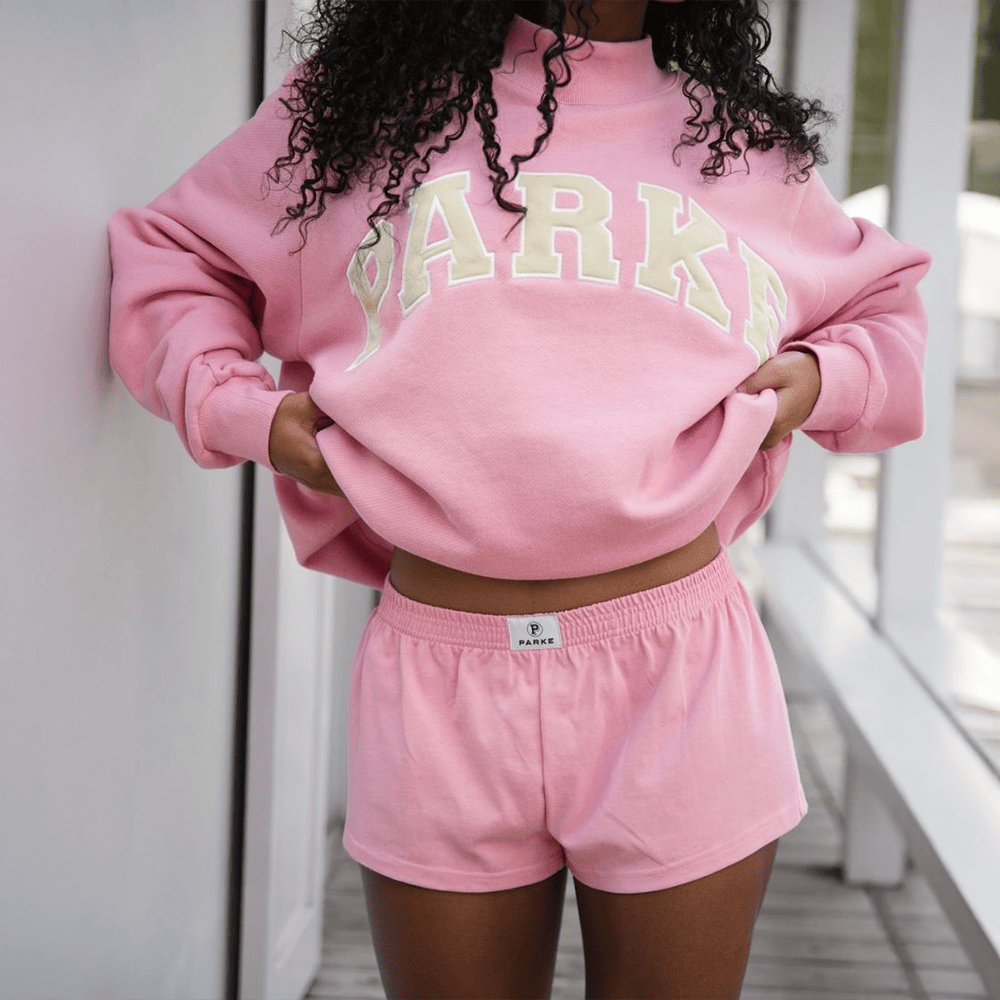 Pink Parke Shorts Parke Summer Drop Gift Ideas For Her Birthday Gifts For Fans-1