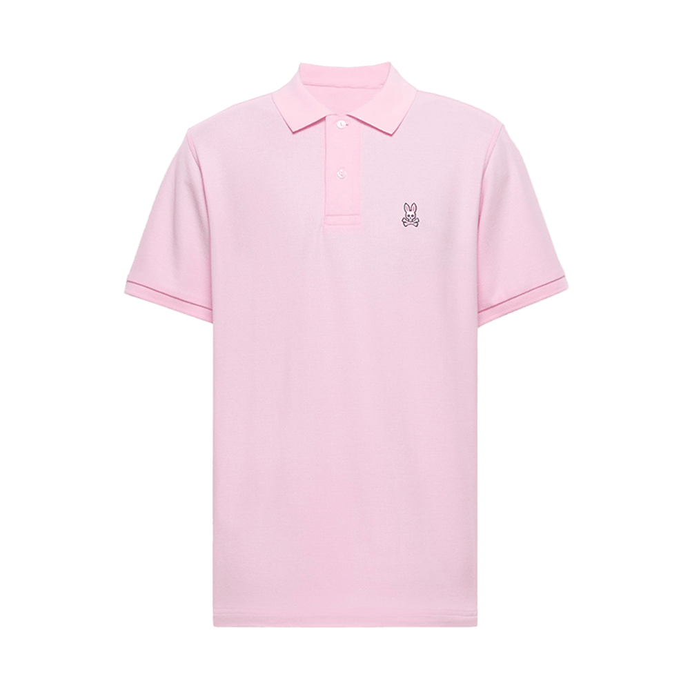 Pink Psycho Bunny Polo Shirt Cute Mothers Day Gifts Father's Day Gift for Him Gifts For Friends-1
