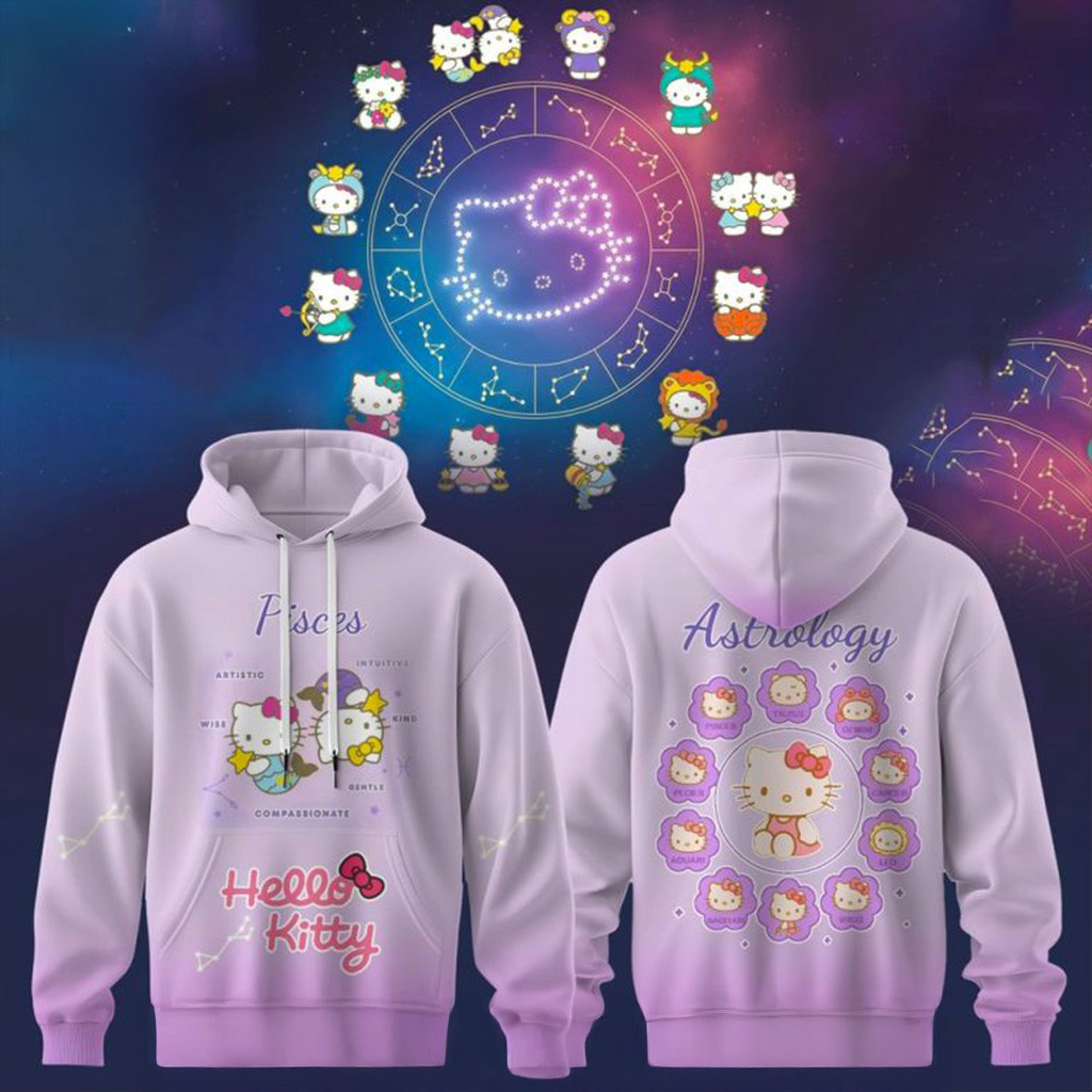 Pisces Fantasy Hello Kitty Hoodie Fan Merch Xmas Gifts For Best Friends-1 Pisces Fantasy Hello Kitty Hoodie Fan Merch Xmas Gifts For Best Friends-1