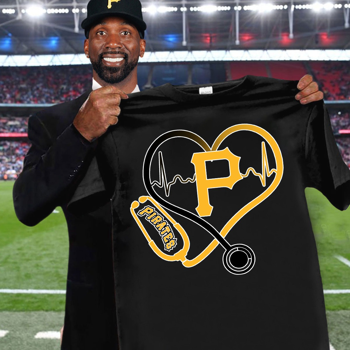 Pittsburgh Pirates Nurses Night T-Shirt Honor Nurses Day Baseball Lovers Fan Gifts-1