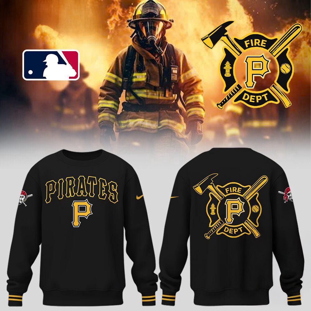 Pittsburgh Pirates x Firefighter Appreciation Night Sweatshirt Best Gifts For Basketball Lovers-1