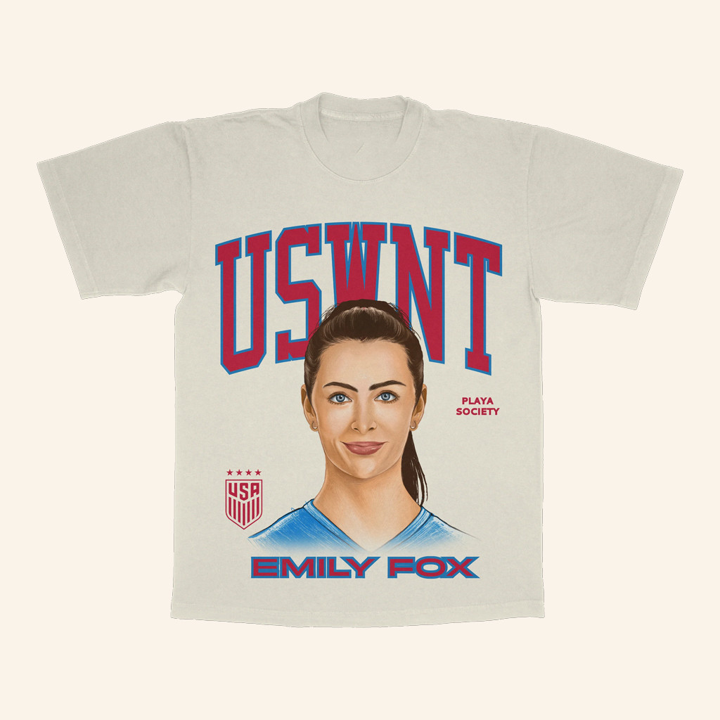 Playa Society Merch Playa Society USWNT Emily Fox T-Shirt Christmas Gifts For Girlfriend-1