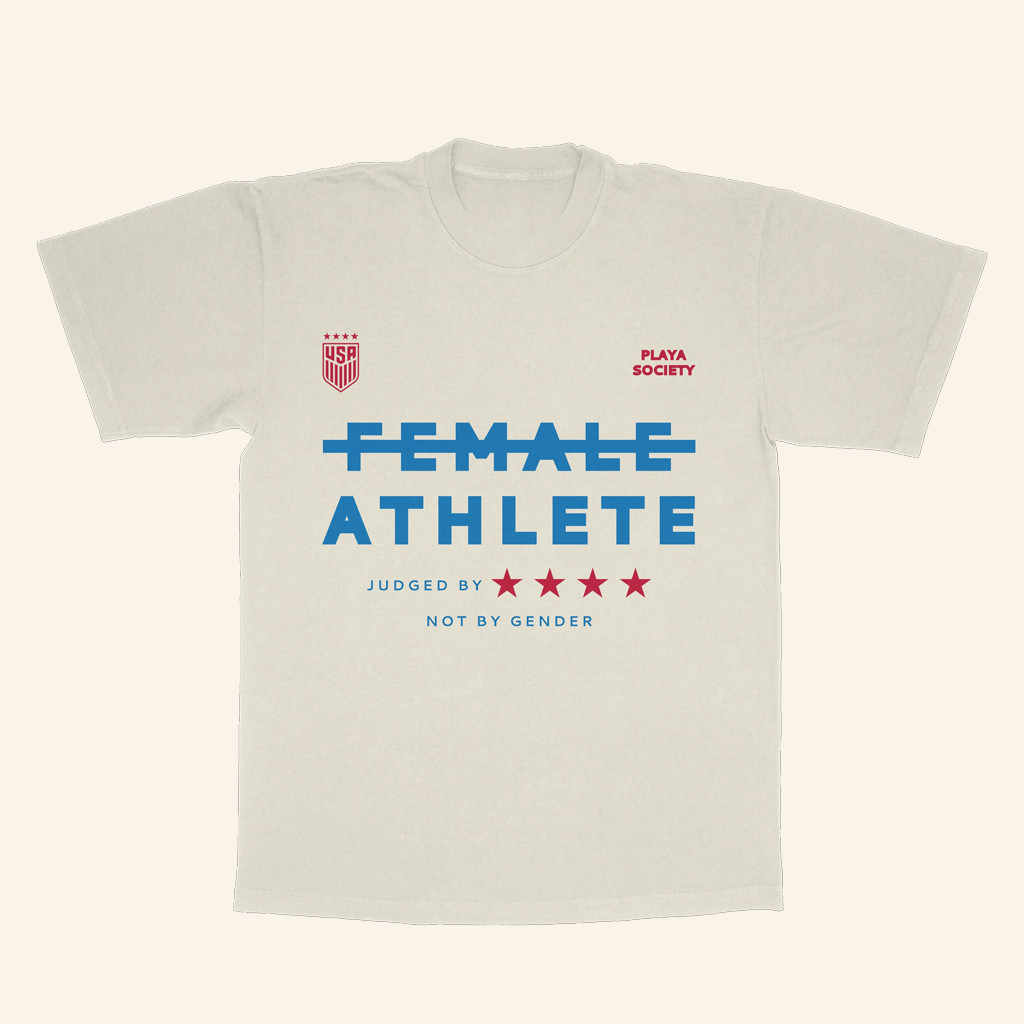 Playa Society Merch Playa Society USWNT Female Athlete T-Shirt Christmas Gifts For Fans-1