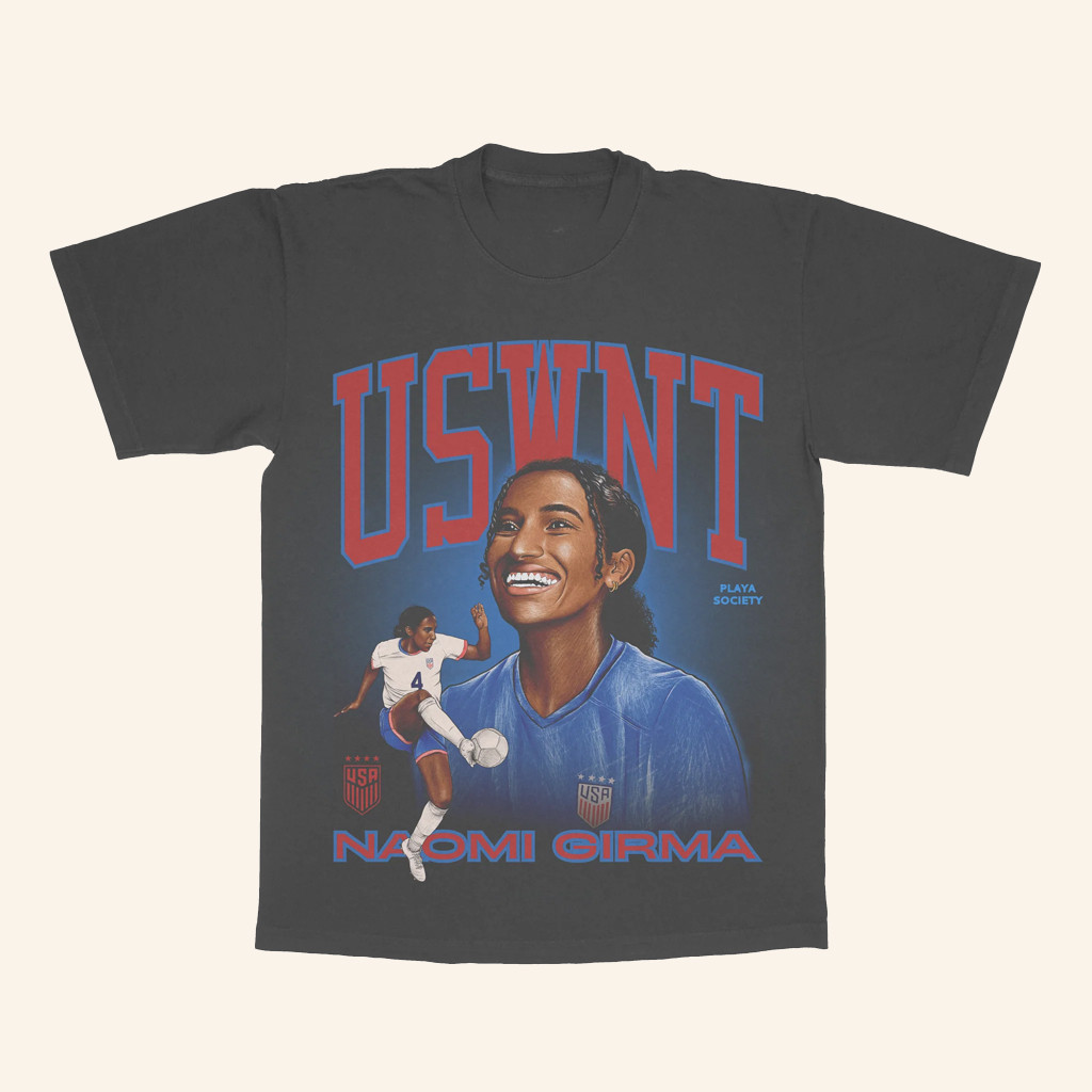 Playa Society Merch Playa Society USWNT Naomi Girma T-Shirt Christmas Gifts For Her-1